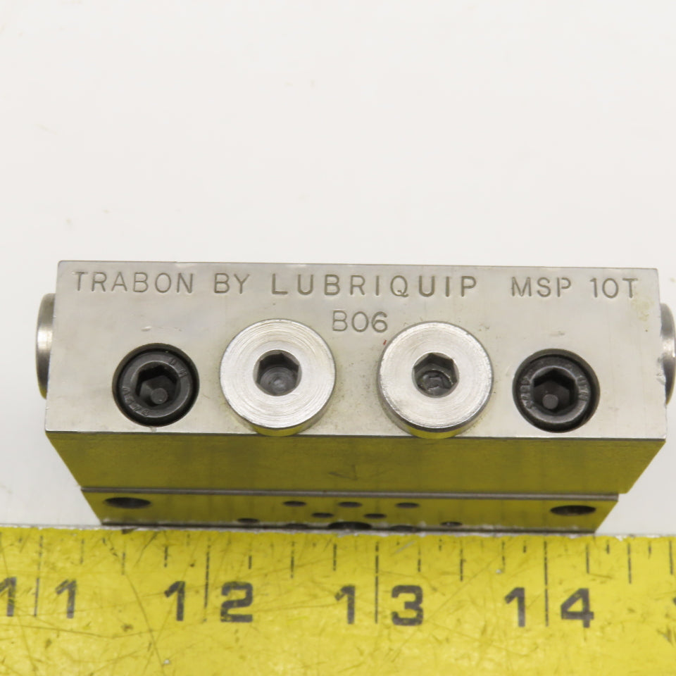 Trabon Lubriquip MSP-10T Hydraulic Divider Valve W/Add On Segment