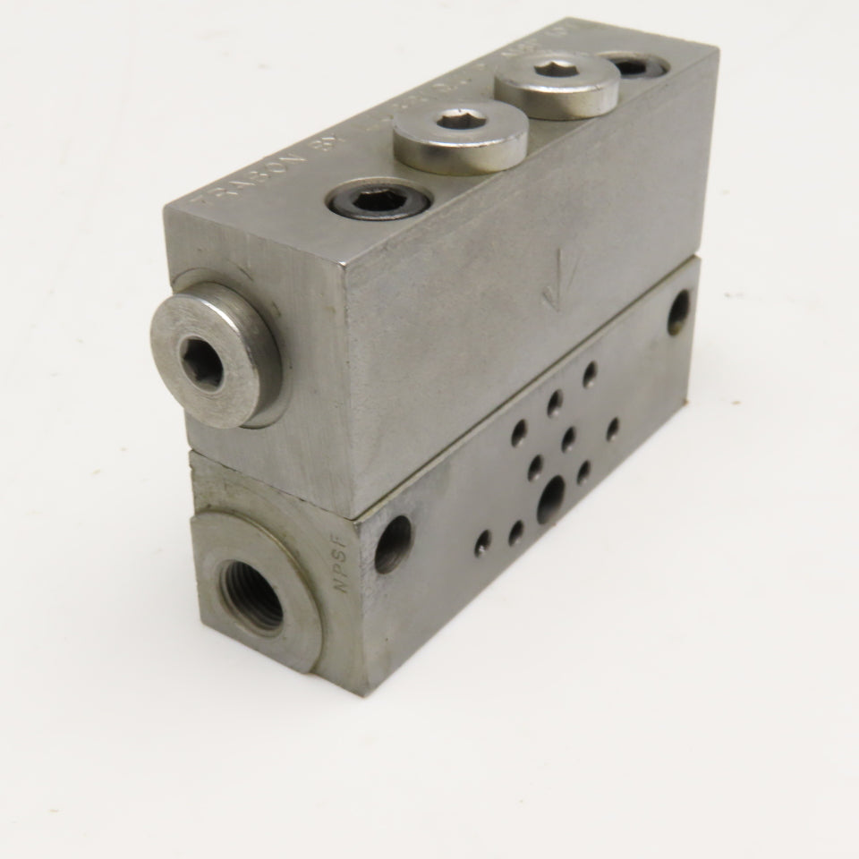 Trabon Lubriquip MSP-10T Hydraulic Divider Valve W/Add On Segment