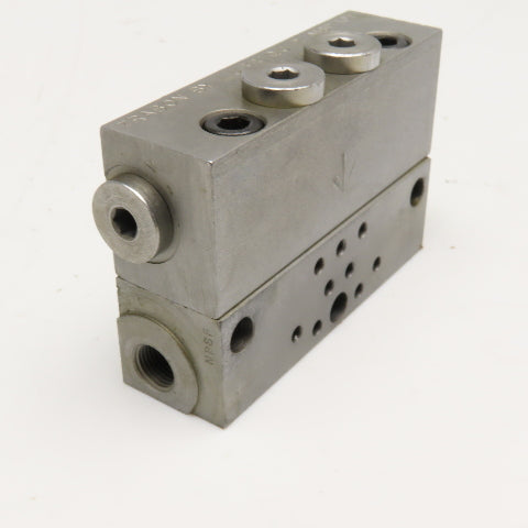 Trabon Lubriquip MSP-10T Hydraulic Divider Valve W/Add On Segment