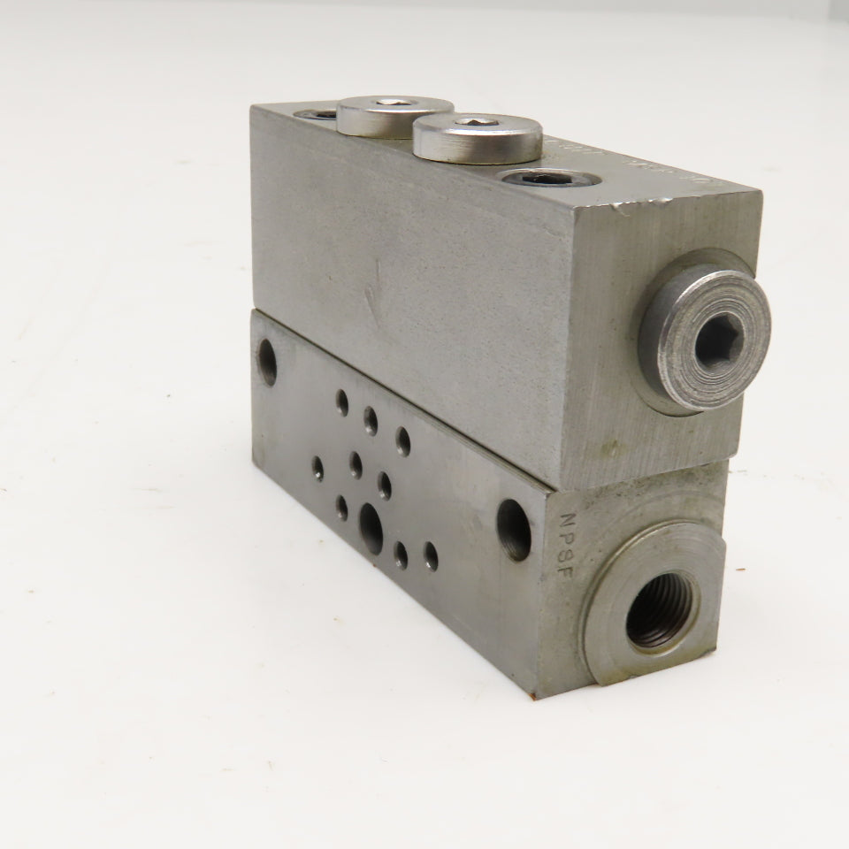 Trabon Lubriquip MSP-10T Hydraulic Divider Valve W/Add On Segment