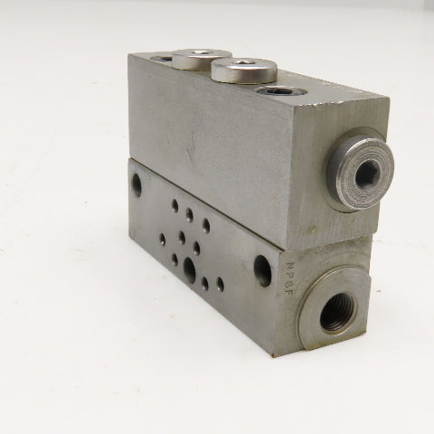 Trabon Lubriquip MSP-10T Hydraulic Divider Valve W/Add On Segment