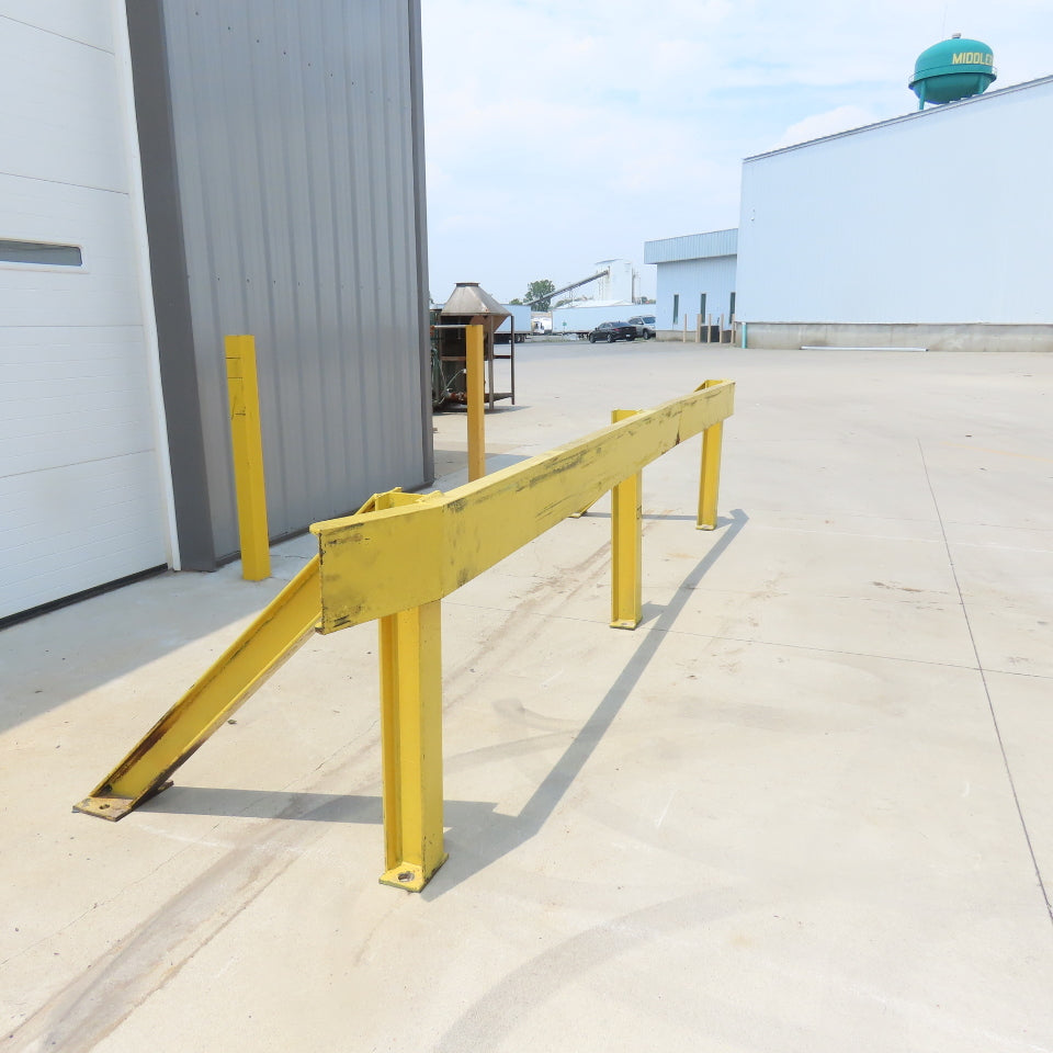Industrial Heavy Duty Machine Guard Safety Rail Railing 178-1/2" L x 36-1/4"Tall