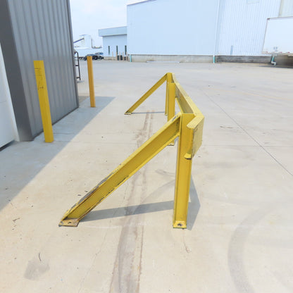 Industrial Heavy Duty Machine Guard Safety Rail Railing 178-1/2" L x 36-1/4"Tall