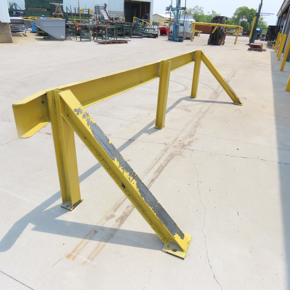 Industrial Heavy Duty Machine Guard Safety Rail Railing 178-1/2" L x 36-1/4"Tall