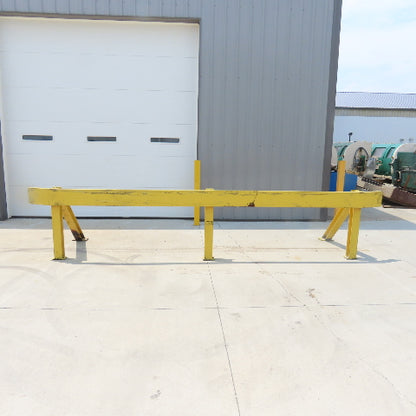 Industrial Heavy Duty Machine Guard Safety Rail Railing 178-1/2" L x 36-1/4"Tall