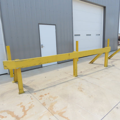 Industrial Heavy Duty Machine Guard Safety Rail Railing 177" L x 36-1/4"Tall