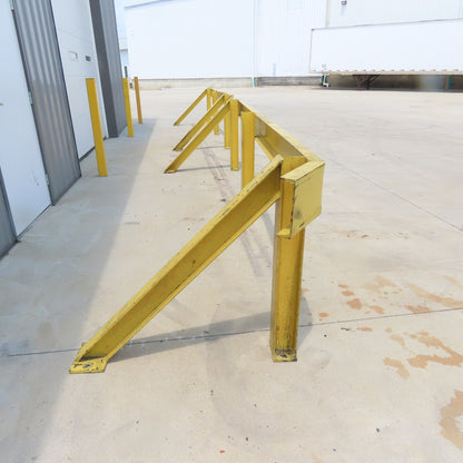 Industrial Heavy Duty Machine Guard Safety Rail Railing 177" L x 36-1/4"Tall