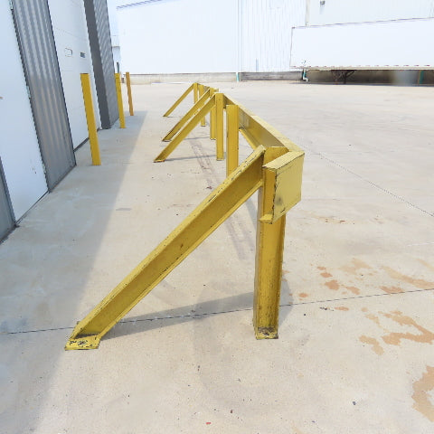 Industrial Heavy Duty Machine Guard Safety Rail Railing 177" L x 36-1/4"Tall