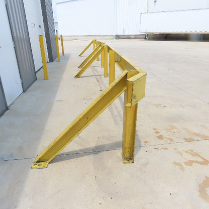 Industrial Heavy Duty Machine Guard Safety Rail Railing 177" L x 36-1/4"Tall