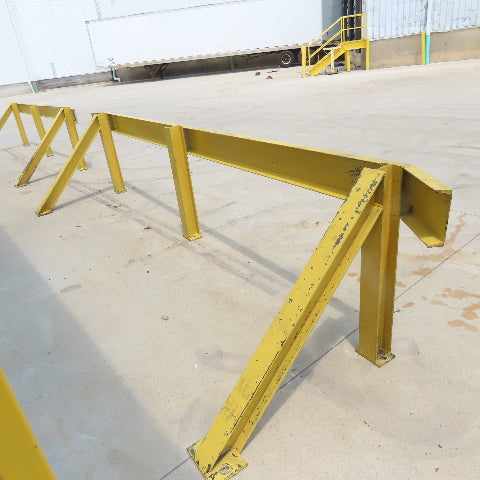 Industrial Heavy Duty Machine Guard Safety Rail Railing 177" L x 36-1/4"Tall