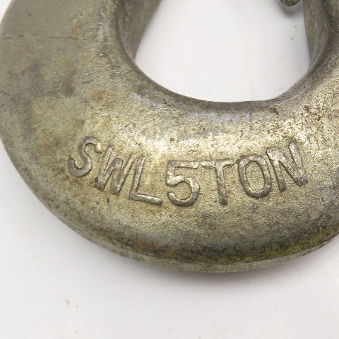 SWL5TON 5 Ton Swivel Hook Safety Latch 12" OAL