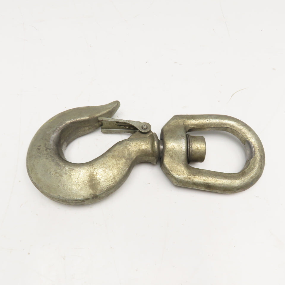 SWL5TON 5 Ton Swivel Hook Safety Latch 12" OAL