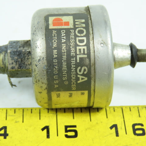 Data Instruments Model SA Pressure Transducer 0-500PSIS (SHORT LEADS) Lot Of 2