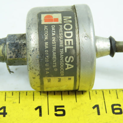 Data Instruments Model SA Pressure Transducer 0-500PSIS (SHORT LEADS) Lot Of 2