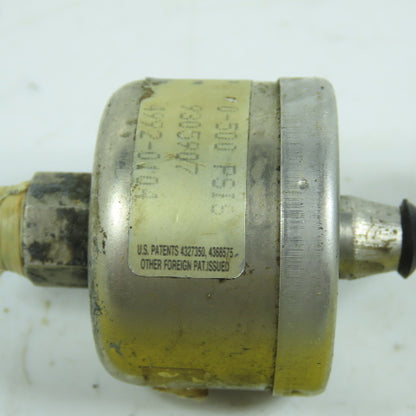Data Instruments Model SA Pressure Transducer 0-500PSIS (SHORT LEADS) Lot Of 2