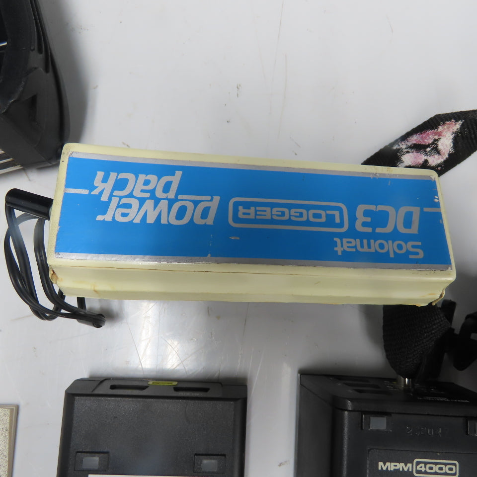 Solomat MPM 500e MPM 4000 4013 Environmental Instrument Set W/ DC3 Power Pack