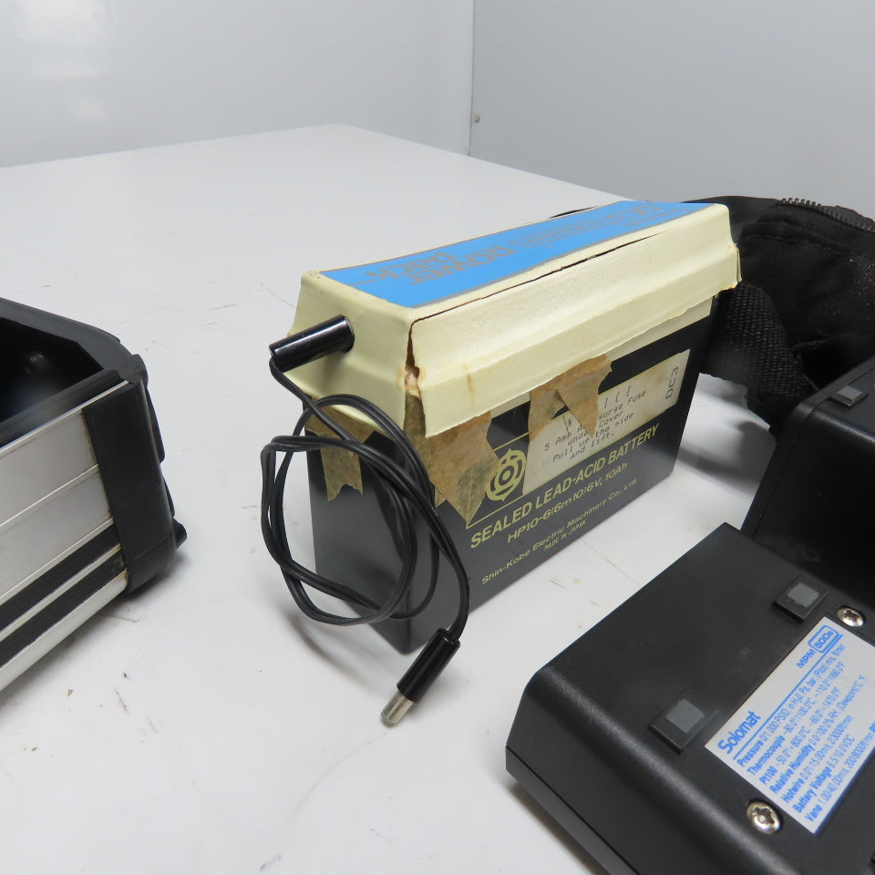 Solomat MPM 500e MPM 4000 4013 Environmental Instrument Set W/ DC3 Power Pack