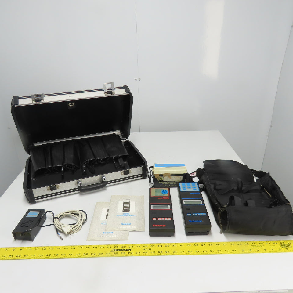 Solomat MPM 500e MPM 4000 4013 Environmental Instrument Set W/ DC3 Power Pack