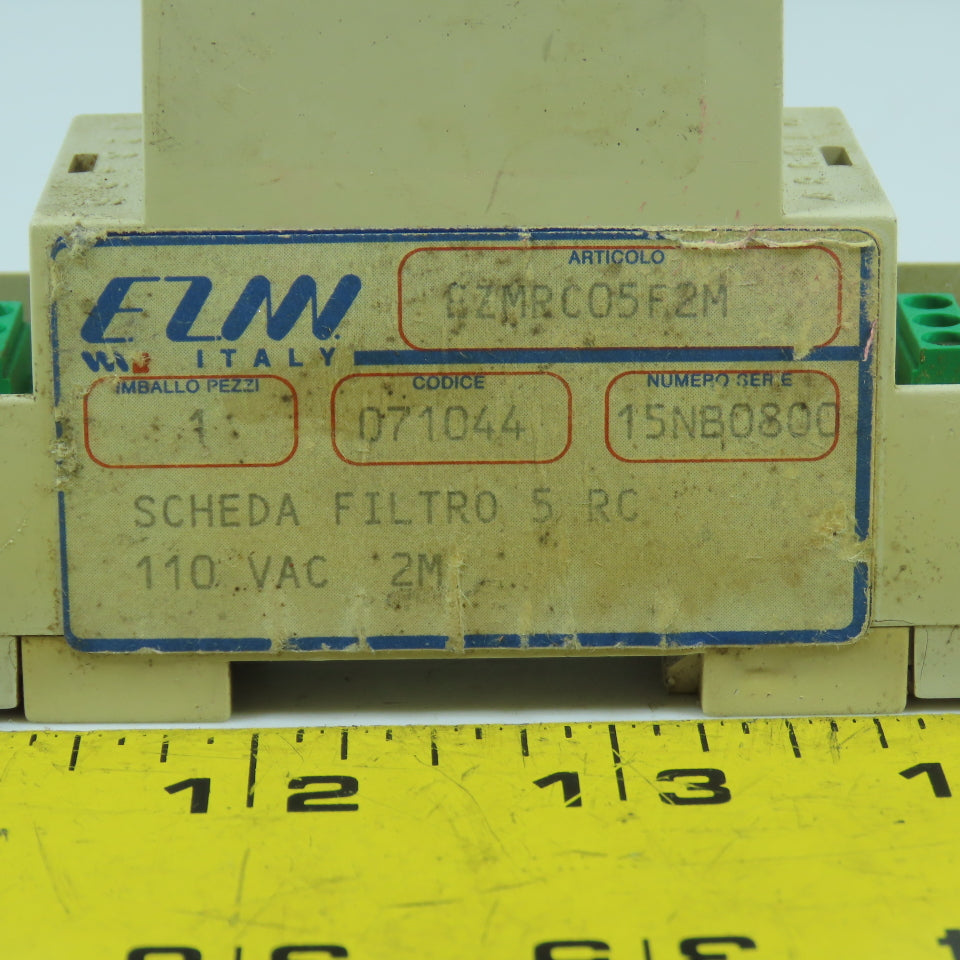 ELM EZMRC05F2M Filter Card 5 RC 11VAC 2M