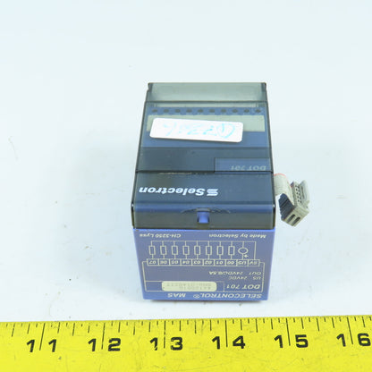 Selectron 44120010 DOT 701 Selecontrol MAS CH-3250 Lyss 24VDC Output Module