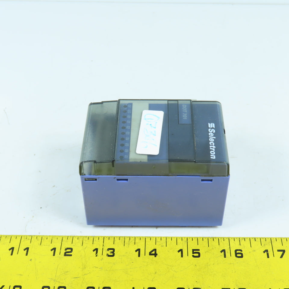 Selectron 44120010 DOT 701 Selecontrol MAS CH-3250 Lyss 24VDC Output Module