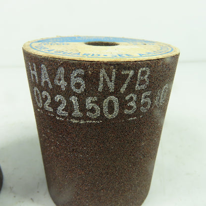 Hanson HA46 N7B Abrasive Grinding Wheel 10186RPM 2.52" W x 3" L 1/2" Bore Lot/2