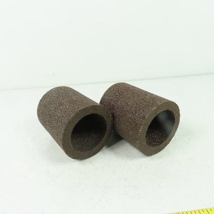 Hanson 022150350 Abrasive Grinding Wheel 10366RPM 2.52" W x 3" L 1/2" Bore Lot/2