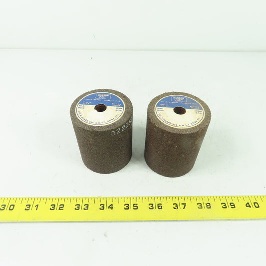 Hanson 022150350 Abrasive Grinding Wheel 10366RPM 2.52" W x 3" L 1/2" Bore Lot/2