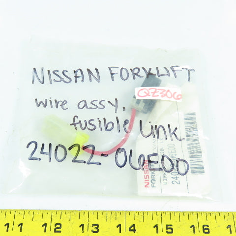 Nissan 24022-06E00 Fusible Link Wire Assembly New Sealed
