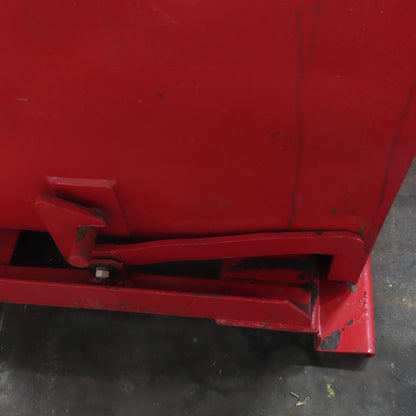 3/4 Cubic Yard Heavy Duty Self Dumping Trash Scrap Hopper 60" x 36" x 31" Inside