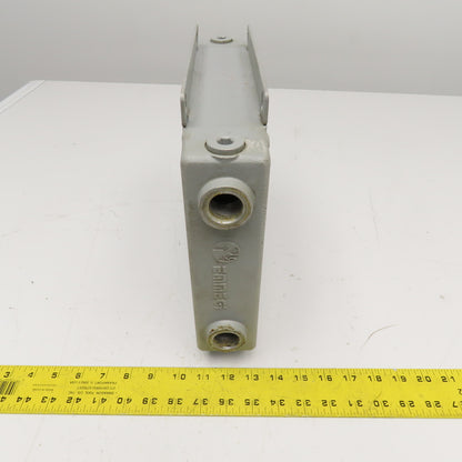 Emmegi 12" x 11" Heat Exchanger Radiator 3/4" BSPP
