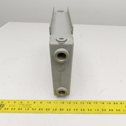 Emmegi 12" x 11" Heat Exchanger Radiator 3/4" BSPP