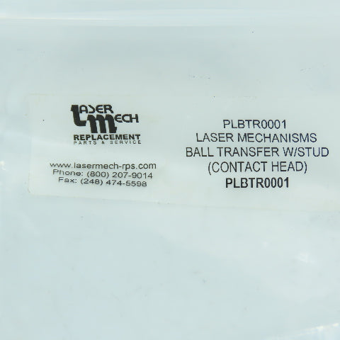 Laser Mechanisms PLBTR0001 Ball Transfer With Sud Mount NEW (5/16-24 8mm-1.00)