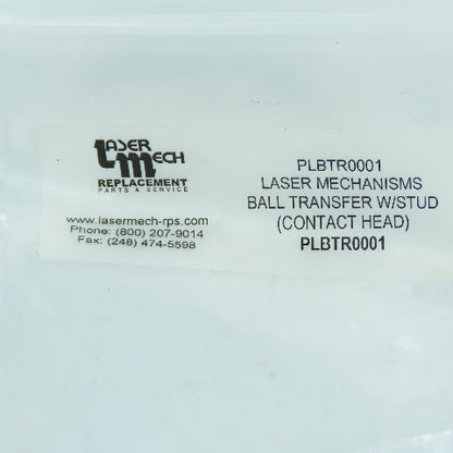 Laser Mechanisms PLBTR0001 Ball Transfer With Sud Mount NEW (5/16-24 8mm-1.00)