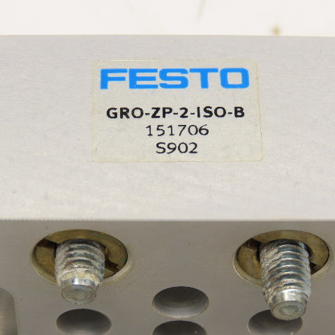 Festo GRO-ZP-2-ISO-B Valve Terminal Flow Control Plate