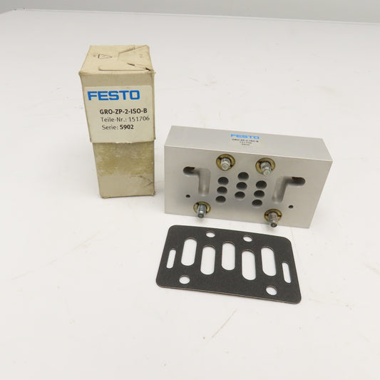 Festo GRO-ZP-2-ISO-B Valve Terminal Flow Control Plate
