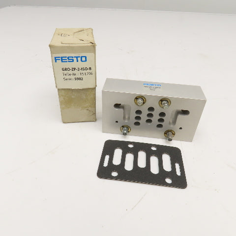 Festo GRO-ZP-2-ISO-B Valve Terminal Flow Control Plate