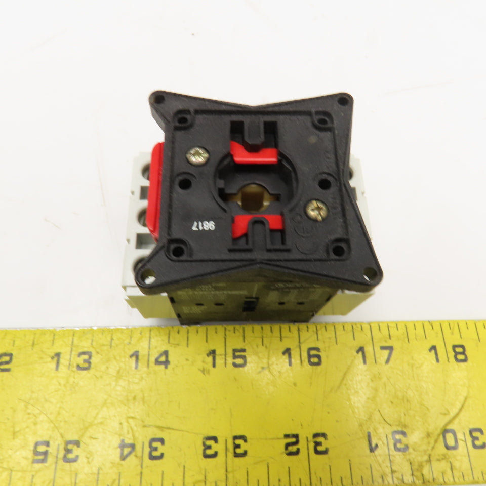 Socomec 23.003.004 600V 25A Max Panel Disconnect Switch
