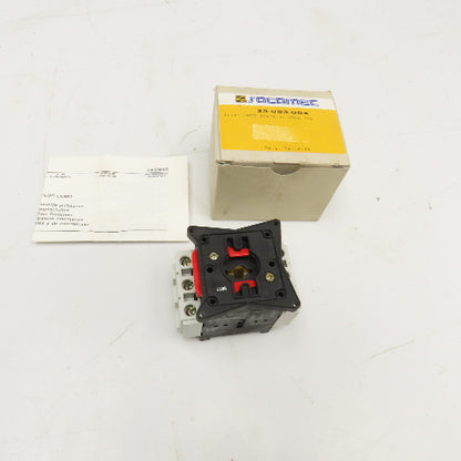 Socomec 23.003.004 600V 25A Max Panel Disconnect Switch