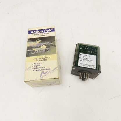 Action Pak 4251-242 120VAC 4/20mA DC Output Plug In Relay