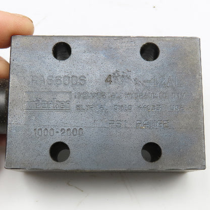 Parker RAS600S4 1000-2000PSI Direct Operated Relief Valve