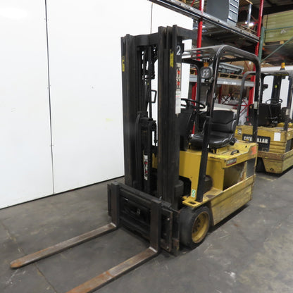 Caterpillar F30 2600LB Electric 36V Forklift 3-Stage 191" Lift Side Shift