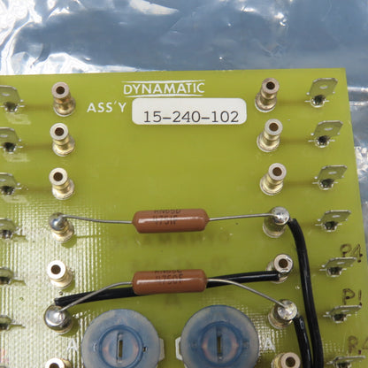 Dynamatic 15-240-102 Circuit Board PCB