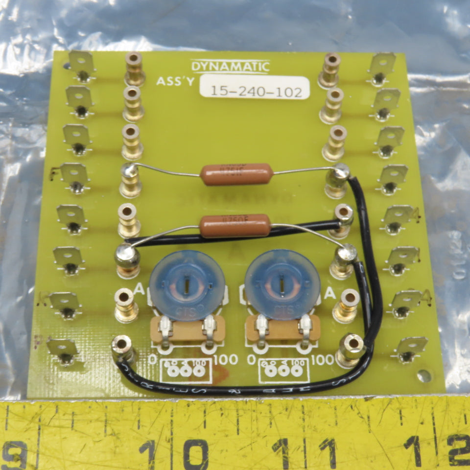 Dynamatic 15-240-102 Circuit Board PCB