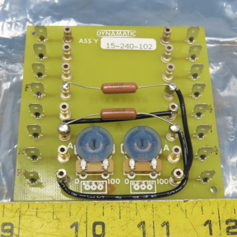 Dynamatic 15-240-102 Circuit Board PCB