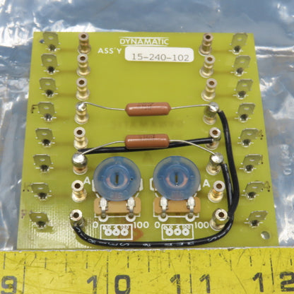 Dynamatic 15-240-102 Circuit Board PCB