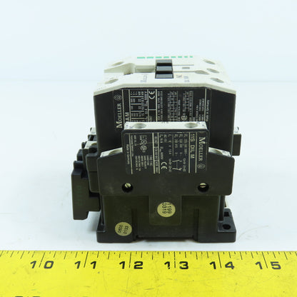 Moeller DIL1AM 55A 25HP 600V 3-Pole Power Contactor 240V Coil W/ Suppressor