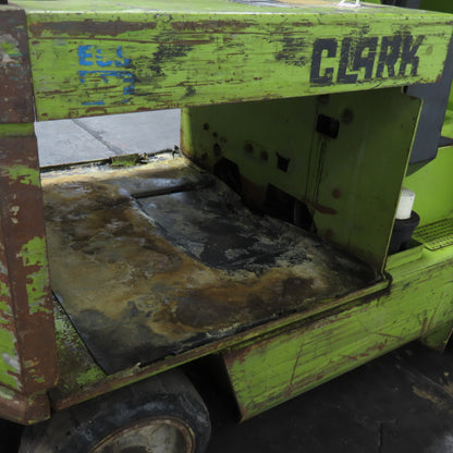 Clark ECS25 4600LB Electric 36V Forklift 3-Stage 187" Lift Side Shift 8,340HRS
