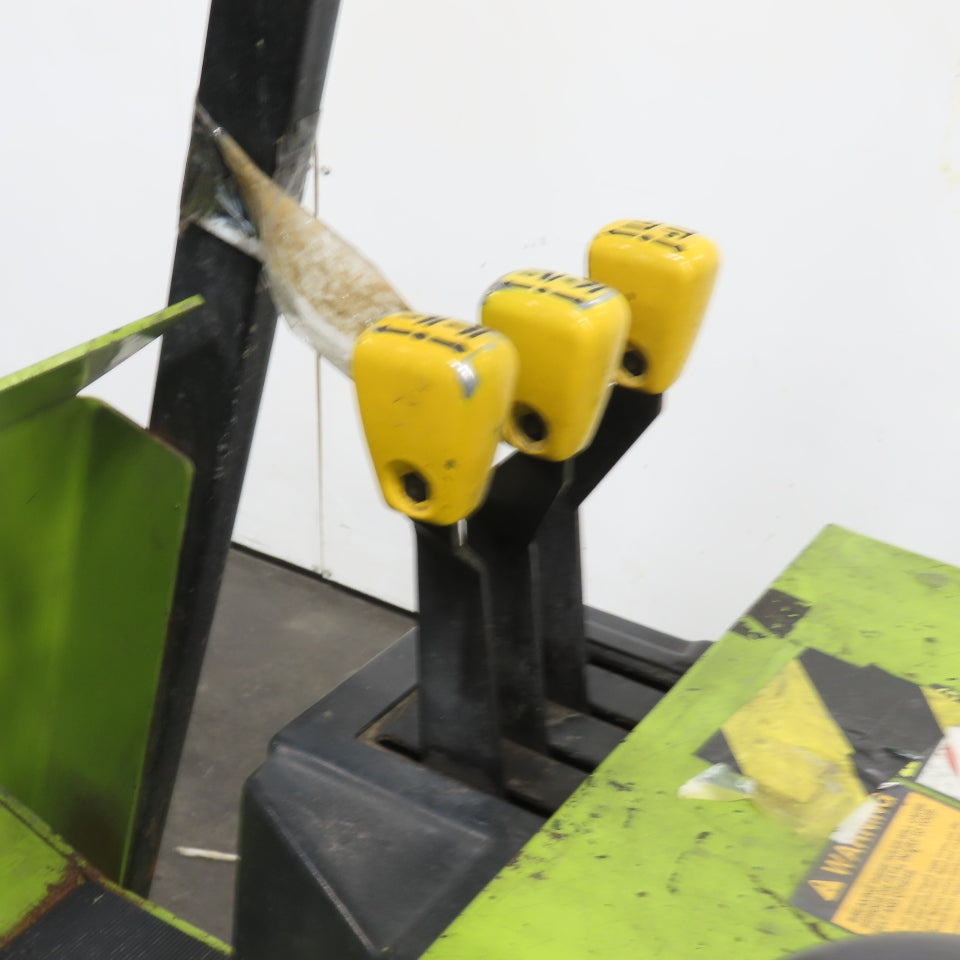 Clark ECS25 4600LB Electric 36V Forklift 3-Stage 187" Lift Side Shift 8,340HRS