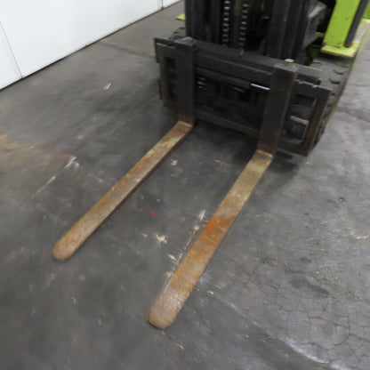 Clark ECS25 4600LB Electric 36V Forklift 3-Stage 187" Lift Side Shift 8,340HRS